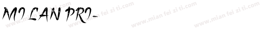 MI LAN PRI字体转换
